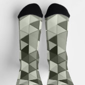 Coole Graustufendreiecke Socken (Oben)