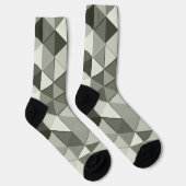 Coole Graustufendreiecke Socken (Rechts)