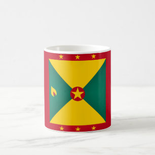 Coole Grenada-Flagge Kaffeetasse