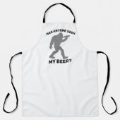Coole GRILLEN Beer Lover Griller Funny Big Foot Gr Schürze (Vorderseite)