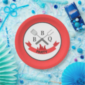 coole Grillen Pappteller (Party)