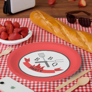 coole Grillen Pappteller