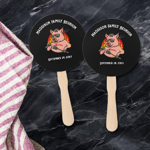 Coole GRILLEN Themed Family Wiedersehen Fächer