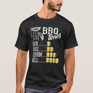 Coole GRILLEN Timer Raw Rare Medium Well Funny Bee T-Shirt