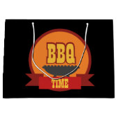 coole GRILLEN Zeit Party Wortart Große Geschenktas Große Geschenktüte (Vorderseite)