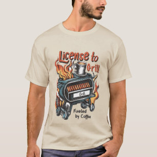 Coole Grilllizenz Papa T-Shirt