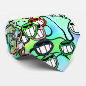 COOLE GRINSEN Krawatte (Gerollt)