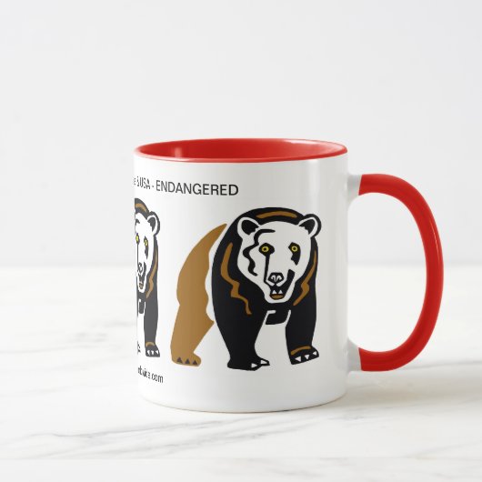 Coole GRIZZLY BAR Conservation - Ökologie - Tasse (Rechts)