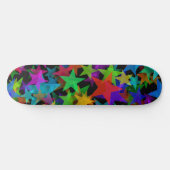 Coole Groovy Rainbow Stars Skateboard (Horizontal)