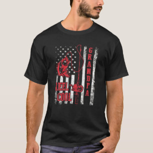 Coole Großfahne Amerika fischen Lover, Fade T-Shirt