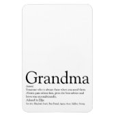 Coole Großmutter aus Schwarz und Weiß Magnet (Vertikal)