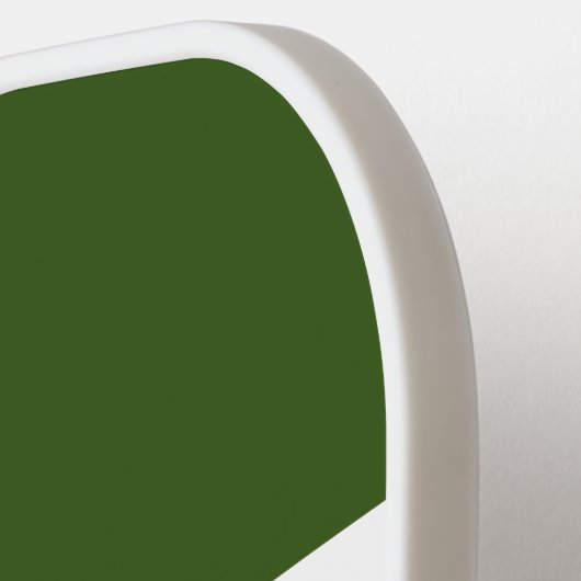 Coole, grün-weiße Streifen PICKLE-Text Pickleball Schläger (Linke Seite)