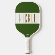 Coole, grün-weiße Streifen PICKLE-Text