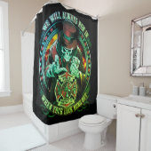 Coole grüne Brandrettung, in der wir uns immer bef Duschvorhang (Beispiel)