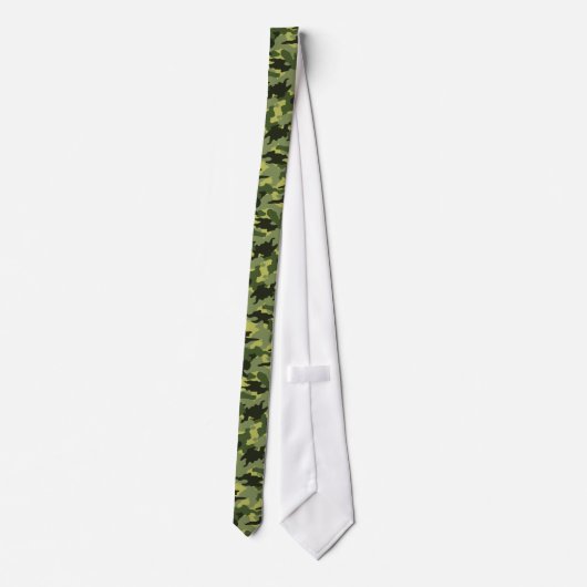 Coole grüne Camouflage Military Camouflage Mens Ne Krawatte (Rückseite)
