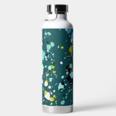 Coole grüne farbige Farbinitialen für farbige Spri Trinkflasche (Rechts)