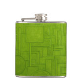 Coole grüne Flasche! Flachmann (Vorderseite)