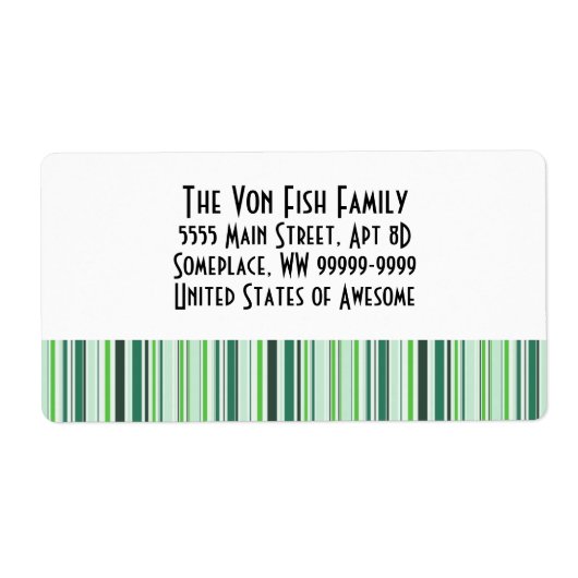 Coole grüne Streifen (Vorne)