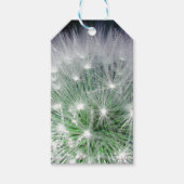 Coole grüne und weiße Kronleuchte mit Wassertropfe Geschenkanhänger (Vorderseite)