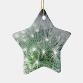 Coole grüne und weiße Kronleuchte mit Wassertropfe Keramikornament (Rechts)