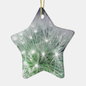 Coole grüne und weiße Kronleuchte mit Wassertropfe Keramikornament (Links)