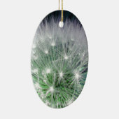 Coole grüne und weiße Kronleuchte mit Wassertropfe Keramikornament (Rechts)