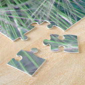 Coole grüne und weiße Kronleuchte mit Wassertropfe Puzzle (Seite)