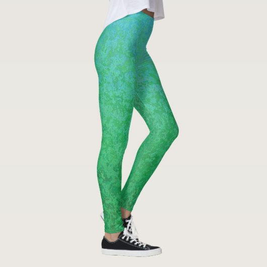 Coole grüne Variationen mit Gradient Leggings (Rechts)