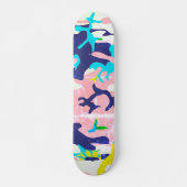 Coole Grunge Camouflage Skateboard (Vorne)
