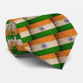 Coole Grunge-Indianerflagge Krawatte (Gerollt)