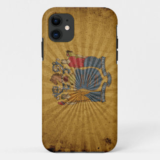 Coole Grunge-New-Jersey Flagge Case-Mate iPhone Hülle