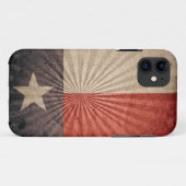 Coole Grunge-Texas-Flagge Case-Mate iPhone Hülle (Rückseite (Horizontal))