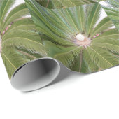 Coole Grünpalme Geschenkpapier (Rolleneckpunkt)