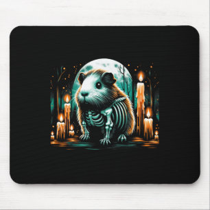 Coole Guinea Pig Skeleton Halloween Weihnachtsgebu Mousepad