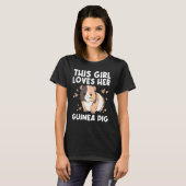 Coole Guinea Schweine für Mädchen Kinder mit flüss T-Shirt (Vorne ganz)