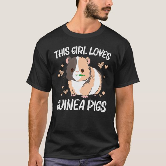 Coole Guinea Schweine für Mädchen Kinder mit flüss T-Shirt (Vorderseite)