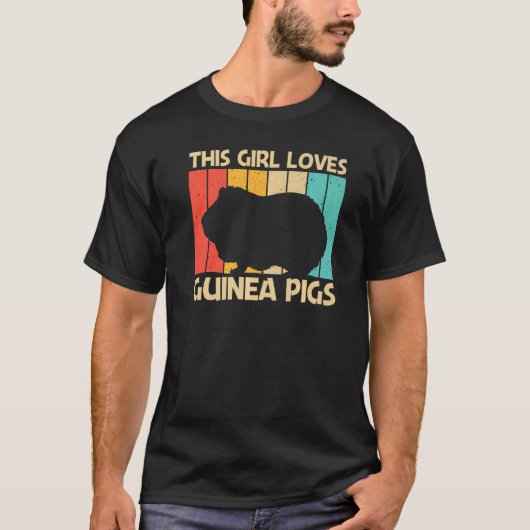 Coole Guinea Schweinefleisch für Mädchen Junge Jun T-Shirt (Vorderseite)