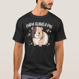 Coole Guinea Schweinefleisch für Männer Vater mit T-Shirt