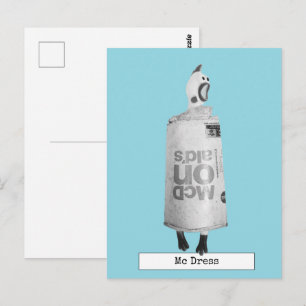 Coole Gummihuhn Mode Postkarte