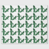 Coole Gurke Geschenkpapier (Flach)
