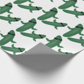 Coole Gurke Geschenkpapier (Ecke)