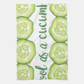 Coole Gurke Geschirrtuch (Vertikal)