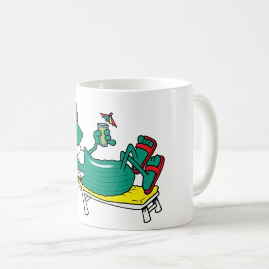 Coole Gurke Kaffeetasse (VorderseiteRechts)