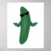 Coole Gurke Poster (Vorne)