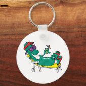 Coole Gurke Schlüsselanhänger (Vorderseite)