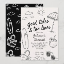 Coole gute Gezeiten & Sonnenbrand-Strandfeier