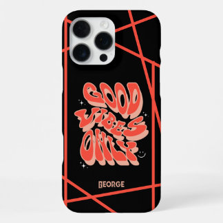 Coole Gute Vibes nur anpassbar iPhone 16 Pro Max Hülle