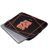 Coole Gute Vibes nur anpassbar Laptopschutzhülle (Vorne Knopf)