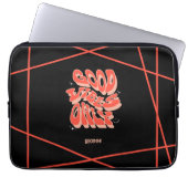 Coole Gute Vibes nur anpassbar Laptopschutzhülle (Vorderseite)
