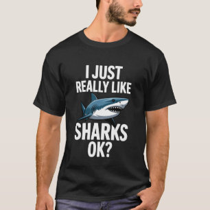 Coole Hai-Kunst für Männer Frauen Weißer Hai Hamme T-Shirt